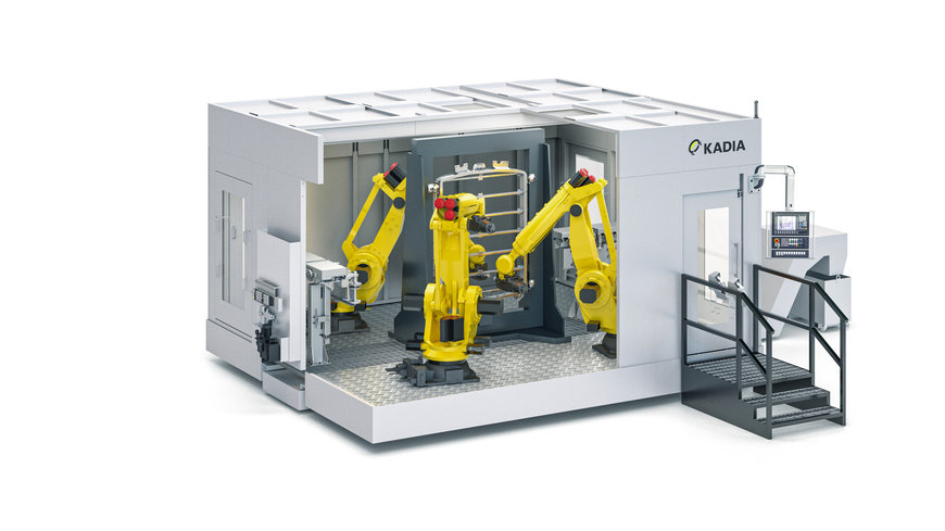 KADIA system processes battery trays Efficient processing with robots